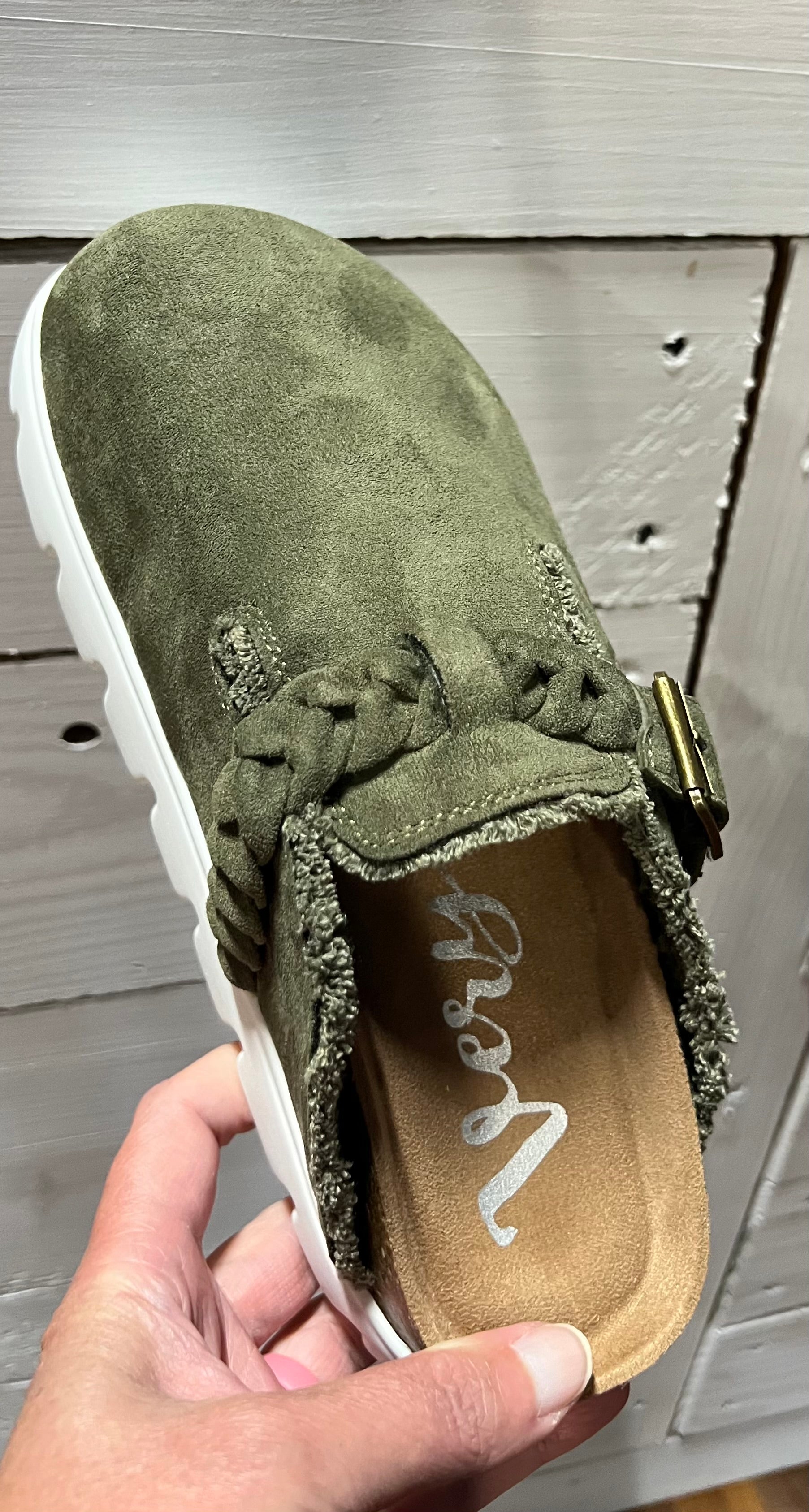 Cali Clog in Olive