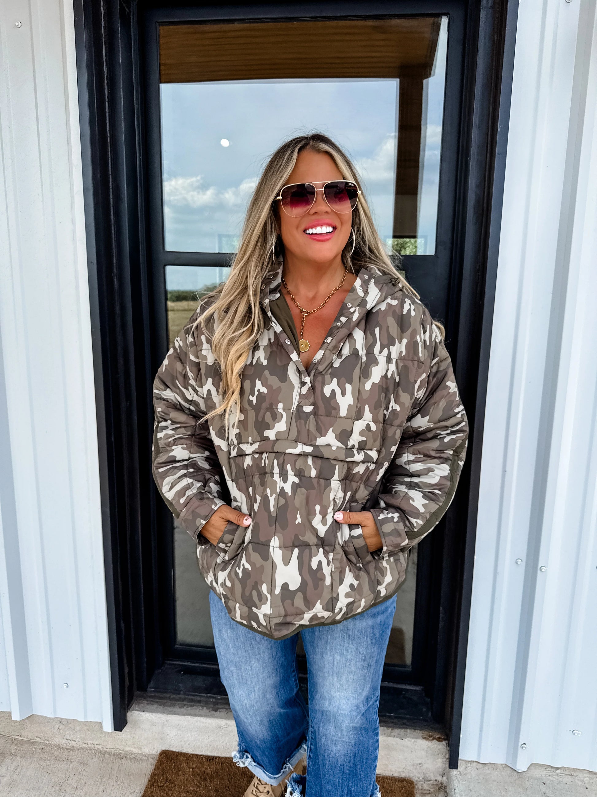 PRE-ORDER Camo Puffer Jacket