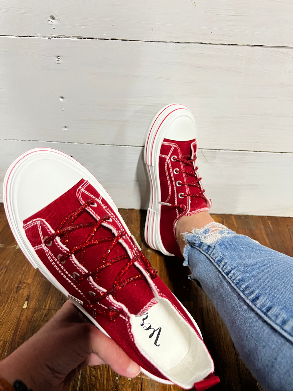 Red Sneakers